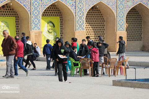 مراسم معنوی اعتکاف ذر مسجد جامع عتیق اصفهان