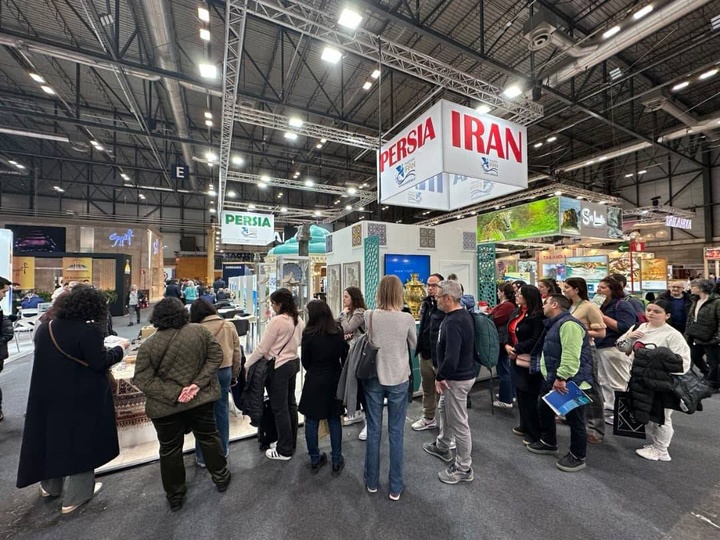روز شلوغ پاویون ایران و غرفه شرکت توسعه گردشگری ایران در فیتور ۲۰۲۵