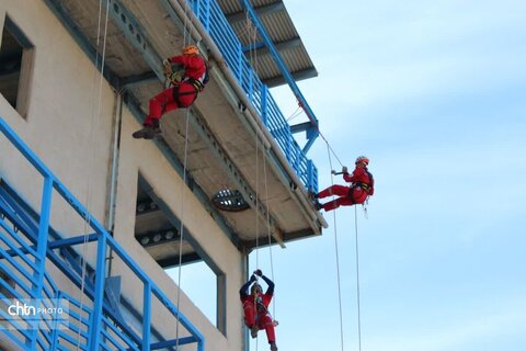 کرمان میزبان منطقه‌ای ٢ دوره تخصصی آنست و نجات با طناب