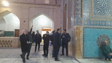بازدید شرکت‌کنندگان هجدهمین پاسداشت ادبیات جهاد و مقاومت از بافت تاریخی یزد