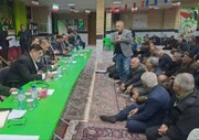 برپایی میز خدمت در شهر آبسرد با حضور فرماندار و مسئولان شهرستان دماوند