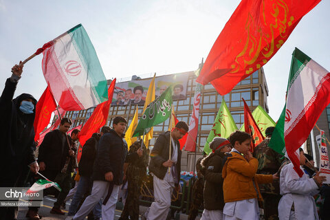 غرفه کانون جهانگردی و اتومبیلرانی در جشن یوم الله 22 بهمن