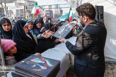 غرفه کانون جهانگردی و اتومبیلرانی در جشن یوم الله 22 بهمن