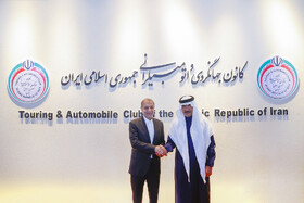 بازدید سفیر عربستان از غرفه کانون جهانگردی و اتومبیلرانی در نمایشگاه بین المللی گردشگری