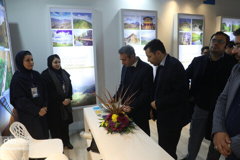 روز اول هجدهمین نمایشگاه گردشگری تهران در غرفه استان اردبیل