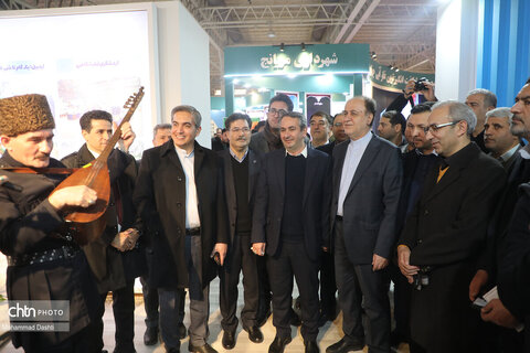 روز اول هجدهمین نمایشگاه گردشگری تهران در غرفه استان اردبیل