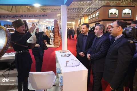 روز اول هجدهمین نمایشگاه گردشگری تهران در غرفه استان اردبیل