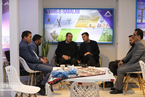 روز اول هجدهمین نمایشگاه گردشگری تهران در غرفه استان اردبیل