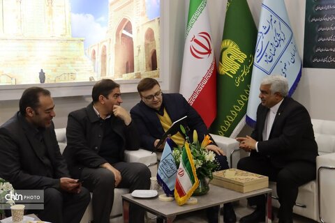 دومین روز هجدهمین نمایشگاه بین‌المللی گردشگری و صنایع وابسته تهران در غرقه خراسان رضوی سالن 38ب