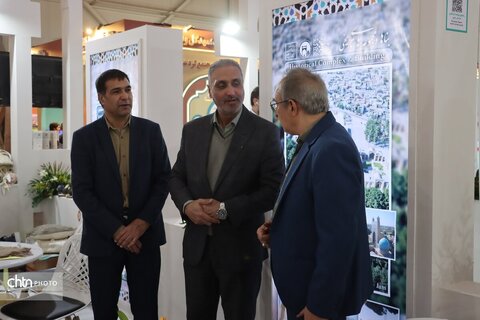 دومین روز هجدهمین نمایشگاه بین‌المللی گردشگری و صنایع وابسته تهران در غرقه خراسان رضوی سالن 38ب