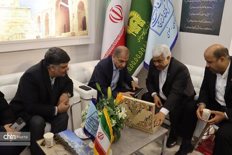 دومین روز هجدهمین نمایشگاه بین‌المللی گردشگری و صنایع وابسته تهران در غرقه خراسان رضوی سالن 38ب