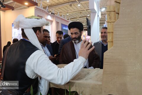 دومین روز هجدهمین نمایشگاه بین‌المللی گردشگری و صنایع وابسته تهران در غرقه خراسان رضوی سالن 38ب