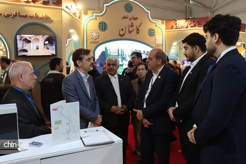 دومین روز هجدهمین نمایشگاه بین‌المللی گردشگری و صنایع وابسته تهران در غرقه خراسان رضوی سالن 38ب