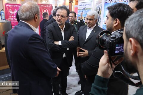 دومین روز هجدهمین نمایشگاه بین‌المللی گردشگری و صنایع وابسته تهران در غرقه خراسان رضوی سالن 38ب