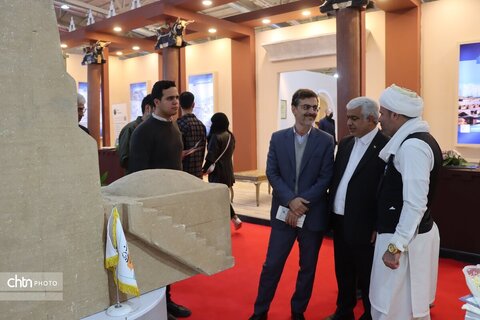 دومین روز هجدهمین نمایشگاه بین‌المللی گردشگری و صنایع وابسته تهران در غرقه خراسان رضوی سالن 38ب