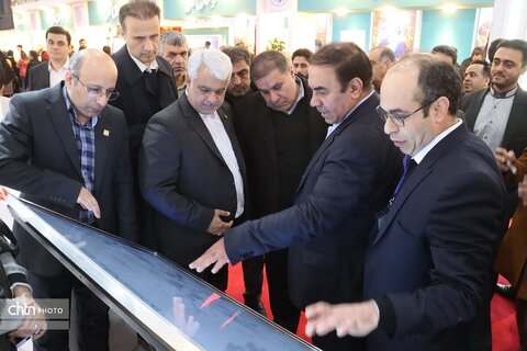 دومین روز هجدهمین نمایشگاه بین‌المللی گردشگری و صنایع وابسته تهران در غرقه خراسان رضوی سالن 38ب