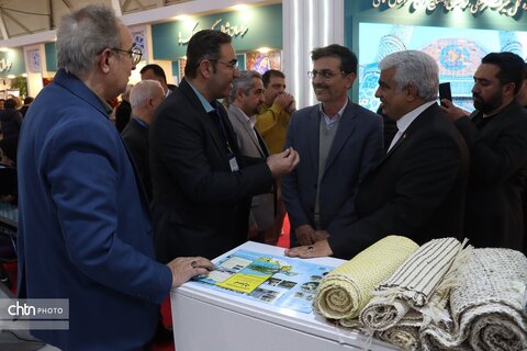 دومین روز هجدهمین نمایشگاه بین‌المللی گردشگری و صنایع وابسته تهران در غرقه خراسان رضوی سالن 38ب