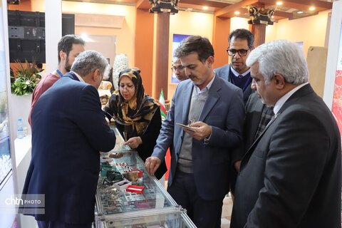 دومین روز هجدهمین نمایشگاه بین‌المللی گردشگری و صنایع وابسته تهران در غرقه خراسان رضوی سالن 38ب