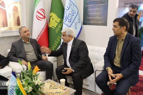 دومین روز هجدهمین نمایشگاه بین‌المللی گردشگری و صنایع وابسته تهران در غرقه خراسان رضوی سالن 38ب