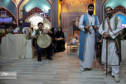 غرفه قم در دومین روز نمایشگاه گردشگری تهران