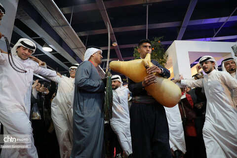 هنرنمایی اقوام و گروههای آیینی خوزستان در هجدهمین نمایشگاه بینالمللی گردشگری و صنایع وابسته تهران