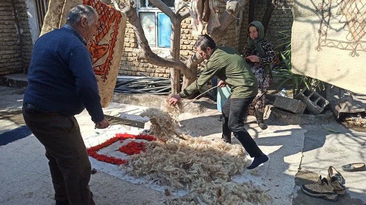 هنر نمدمالی در شهرستان طارم