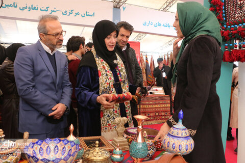 افتتاح نمایشگاه فجر صنایع‌دستی ۳۱ استان در نهمین جشنواره سرو سیمین