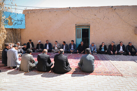 افتتاح سنگ‌فرش روستای علوه