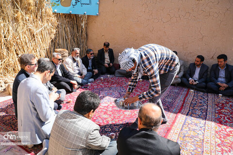 افتتاح سنگ‌فرش روستای علوه