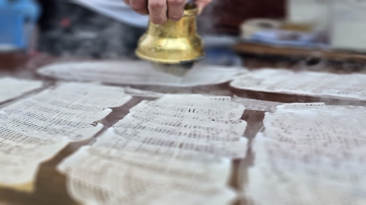 دهمین جشنواره رشته خشکار در صومعهسرا برگزار شد