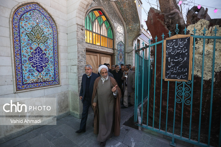 بازدید سیدرضا صالحی امیری از امام زاده یحیی