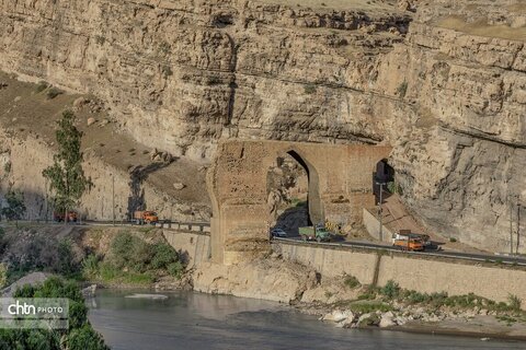 نمایی زیبا پل دختر لرستان