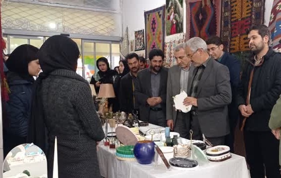 برپایی نمایشگاه نوروزی عرضه تولیدات مشاغل خانگی، صنایع‌دستی و سوغات در شهرستان درگز