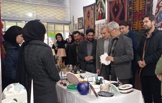 برپایی نمایشگاه نوروزی عرضه تولیدات مشاغل خانگی، صنایعدستی و سوغات در شهرستان درگز