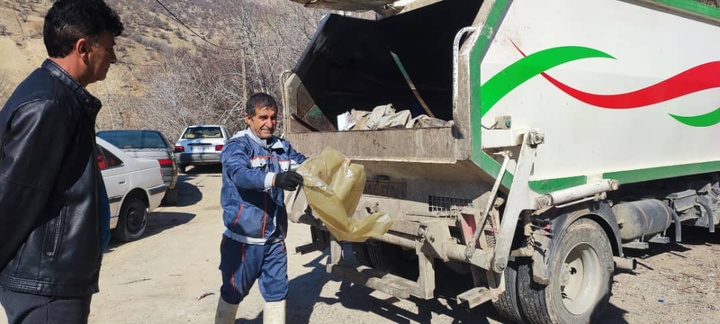 روستای هدف گردشگری بهرام‌بیگی شهرستان دنا پاکسازی شد