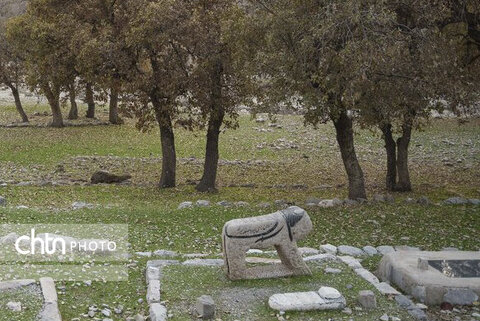 قبرستان شیرسنگی دورک در منطقه احمد فداله دزفول