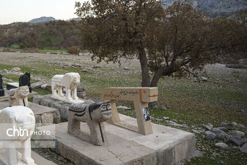 قبرستان شیرسنگی دورک در منطقه احمد فداله دزفول