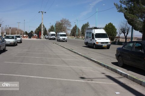 کاروان کمپرهای رالی راه ادویه وارد شهرستان انار شدند