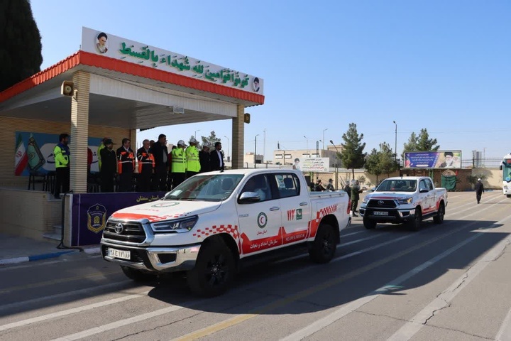 رزمایش ترافیکی نوروز ۱۴۰۴ در استان سمنان برگزار شد