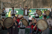 جشن بزرگ میلاد امام حسن (ع) در طاق‌بستان برگزار شد