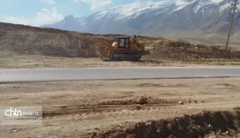 پیچ خطرناک جاده لردگان به چله‌گاه برای ارتقای ایمنی سفر مسافران نوروزی حذف شد