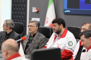 حضور وزیر بهداشت در ستاد ملی خدمات نوروزی هلال‌احمر/ دکتر ظفرقندی: هلال‌احمر از ارکان تیم سلامت کشور است