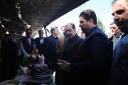 بازدید استاندار ایلام از پایگاه اطلاع‌رسانی و نمایشگاه نوروزی صنایع‌دستی سبروان