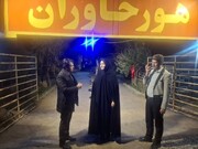 بازدید شبانه فرماندار مه‌ولات از محل اسکان مسافران نوروزی
