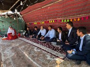 بازدید مشاور وزیر و مدیرکل حوزه وزارتی و امور بین‌الملل وزارت میراث‌فرهنگی از وضعیت خدمات‌رسانی به گردشگران در شهرستان باغ‌ملک
