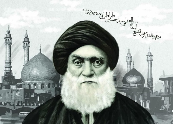 خانهای در بروجرد که مزین به پرده کعبه است