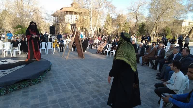 شور نوروزی در نوروزگاه دولتخانه صفوی قزوین