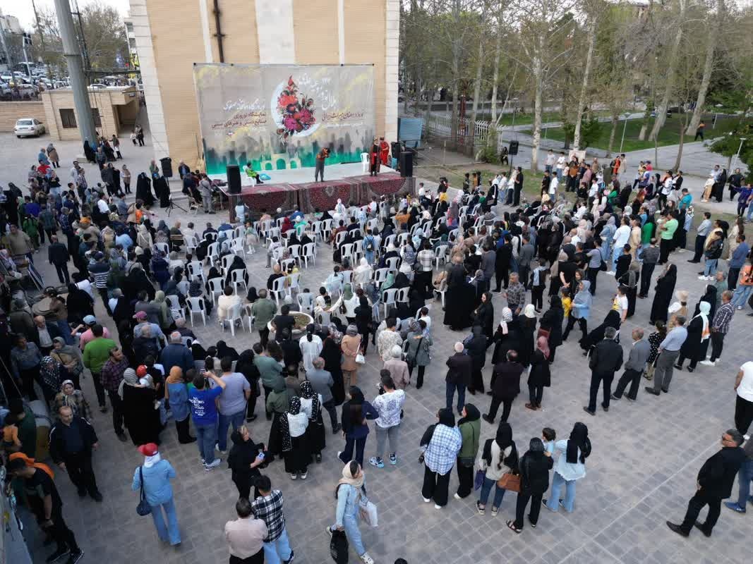 شور نوروزی در نوروزگاه دولتخانه صفوی قزوین