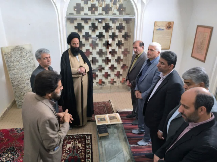 سفر نوروزی معاونان استاندار خراسان جنوبی به خوسف؛ بازدید از آرامگاه ابن حسام