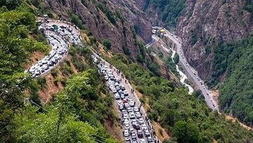 ترافیک سنگین در کندوان و هراز